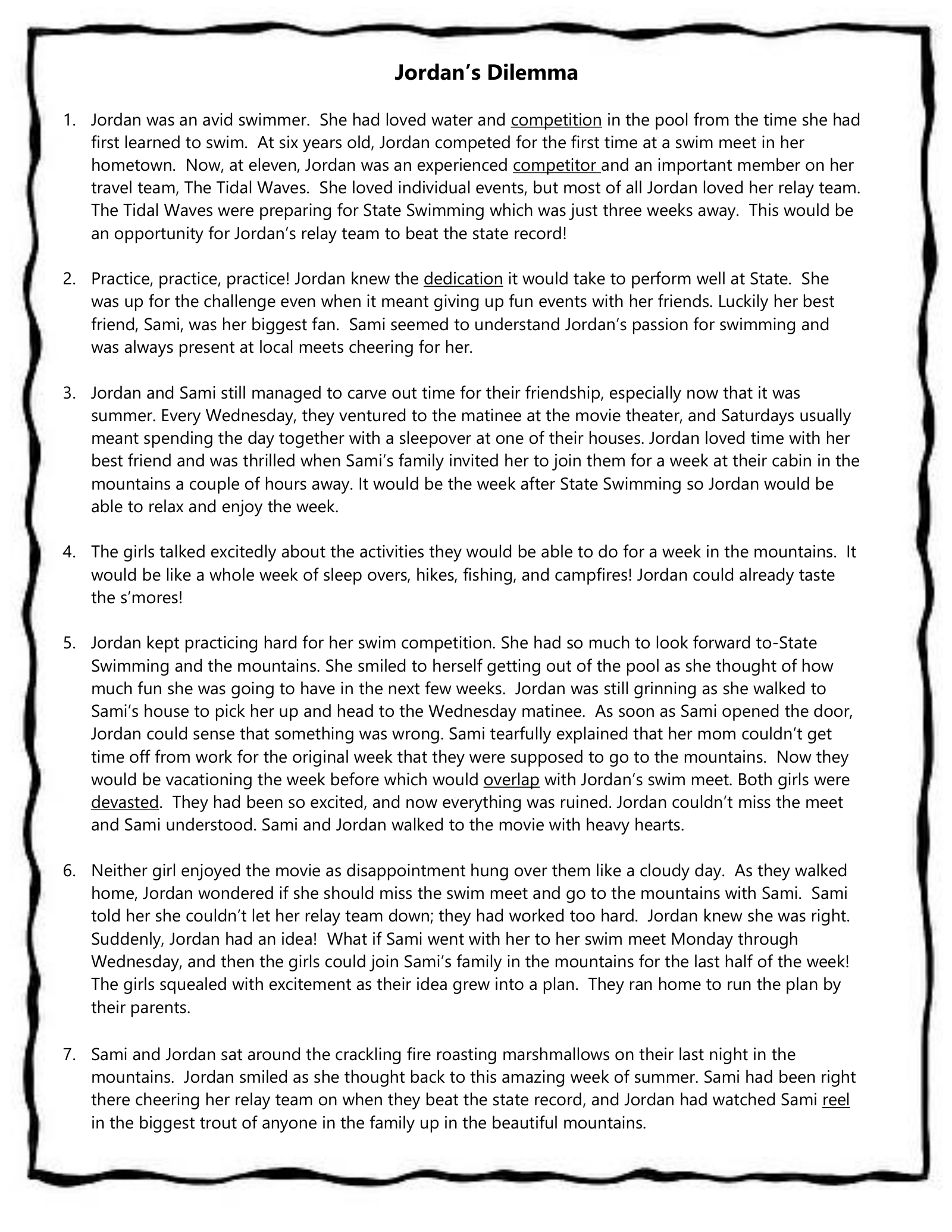 Reading Comprehension example